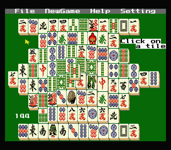 Shanghai screenshot 3 for MSX2